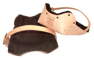 "Easy Walk" Double Felt Leather Knee Pads