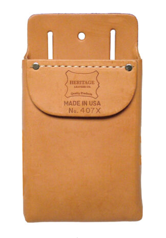 Single Pocket, Box Shaped Tool Pouch with Flap