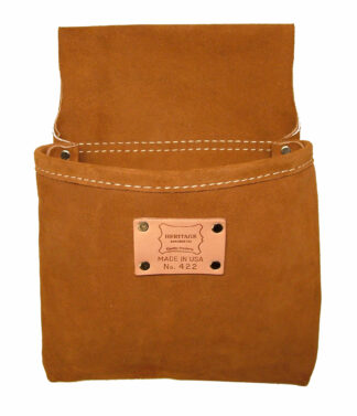 Single Pocket Professional Suede Leather Nail Bag