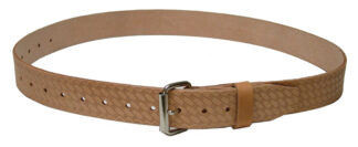 1-1/2" Wide Leather Belt with Roller Buckle