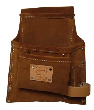 Right Hand Split Leather 6-Pocket Nail & Tool Bag