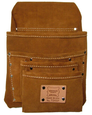 Split Leather "SIDEKICK-4" Nail Bag